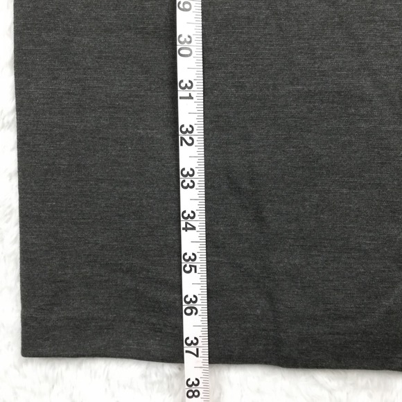 Old Navy Womens Dress Sheath Above‎ Knee Sleeveless Charcoal Gray Heather L New - Picture 4 of 10